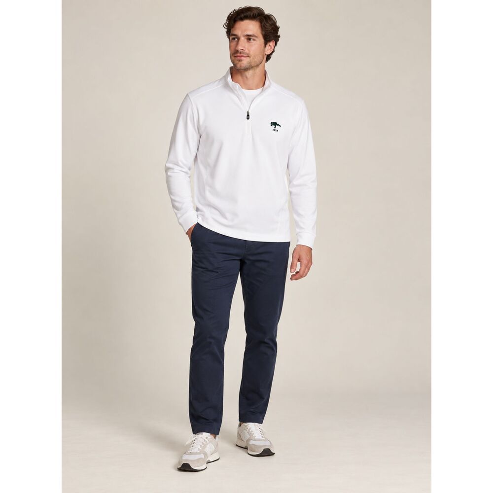 NWT Cutter & Buck Martin’s Dam Club Quarter Zip Men’s S White 1924